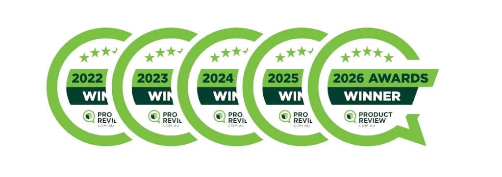 5x Product Review Award Winner